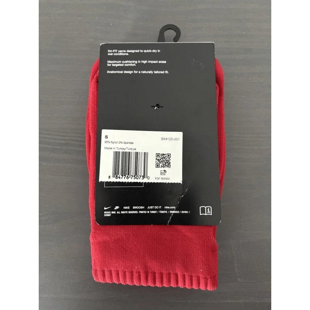 Nike Academy Soccer Knee High Socks SX4120-601 Red Youth‎ 3Y-5Y Women 4-6